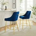 thumbnail image 1 of Modway Discern Counter Stools - Set of 2 in Navy, 1 of 9
