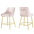 thumbnail image 1 of Modway Discern Counter Stools - Set of 2 in Pink, 1 of 9