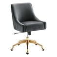 thumbnail image 1 of Modway Discern Modern Performance Velvet Swivel Office Chair in Gray, 1 of 7