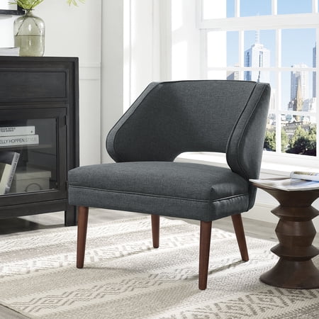 Modway Dock Upholstered Fabric Armchair in Gray