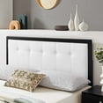 thumbnail image 1 of Modway Draper Tufted Full Fabric and Wood Headboard in Black/White, 1 of 9
