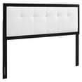 thumbnail image 1 of Modway Draper Tufted Queen Fabric and Wood Headboard in Black/White, 1 of 9
