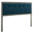 thumbnail image 1 of Modway Draper Tufted Twin Fabric and Wood Headboard in Gray Azure, 1 of 7