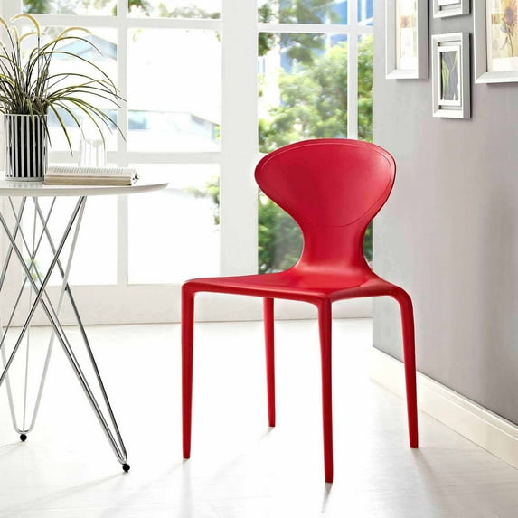 Modway Draw Dining Side Chair Fully Assembled, Multiple Colors