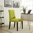 thumbnail image 1 of Modway Duchess Button Tufted Fabric Dining Chair in Wheatgrass, 1 of 5
