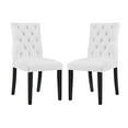thumbnail image 1 of Modway Duchess Dining Chair Vinyl Set of 2, 1 of 5