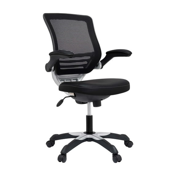 Modway Edge Mesh Back Leatherette Seat Office Chair, Multiple Colors