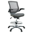 thumbnail image 1 of Modway Edge Drafting Chair in Gray, 1 of 10