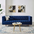 thumbnail image 1 of Modway Elation Sofa, Navy Velvet, 1 of 3