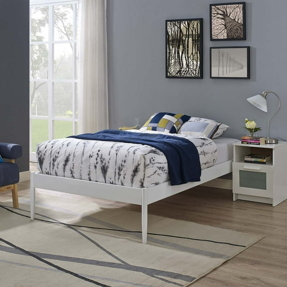 Modway Elsie Upholstered Bed Frame, Multiple Sizes and Colors