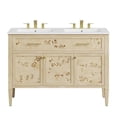 thumbnail image 1 of Modway Elysian 48" Double Sink Wood Bathroom Vanity in Burl Brown, 1 of 17