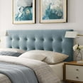 thumbnail image 1 of Modway Emily King Tufted Performance Velvet Headboard in Light Blue, 1 of 9