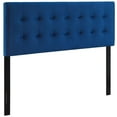 thumbnail image 1 of Modway Emily King Tufted Performance Velvet Headboard in Navy, 1 of 6