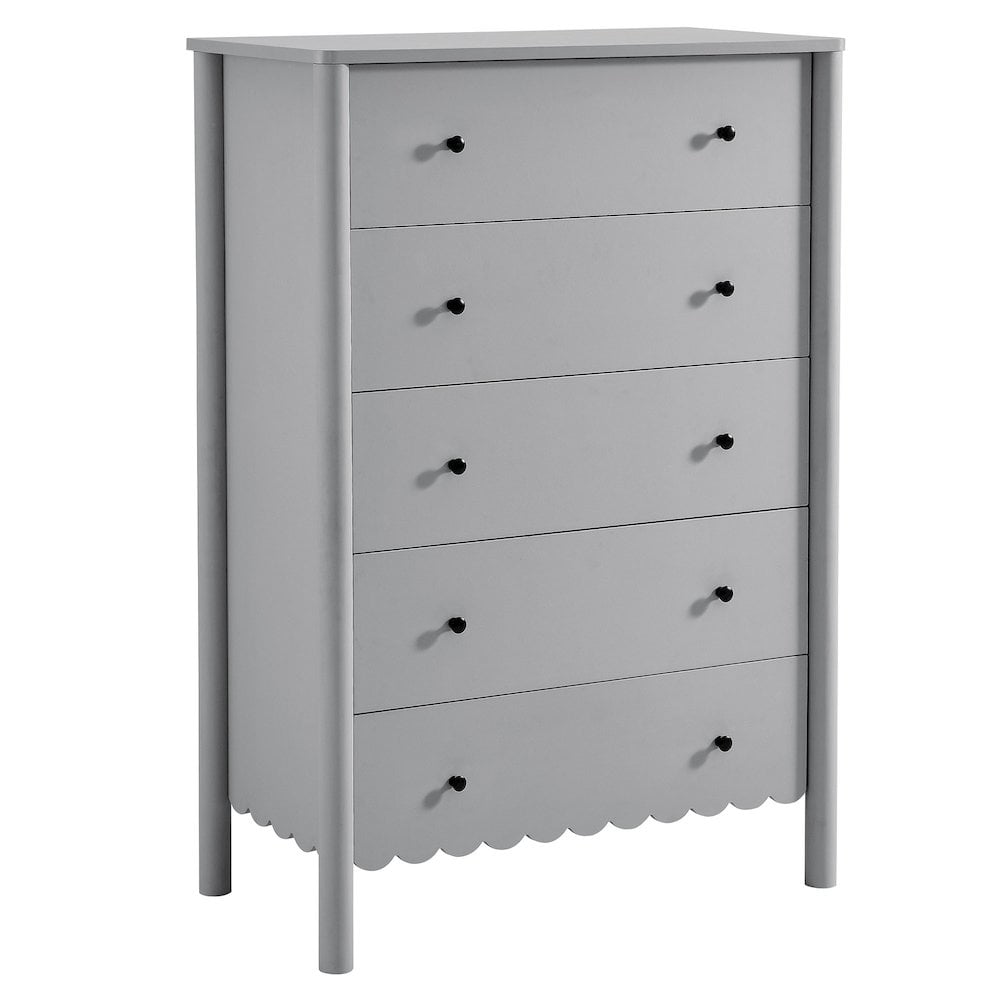 Modway Emmeline Scalloped 5-Drawer Chest - Walmart.com