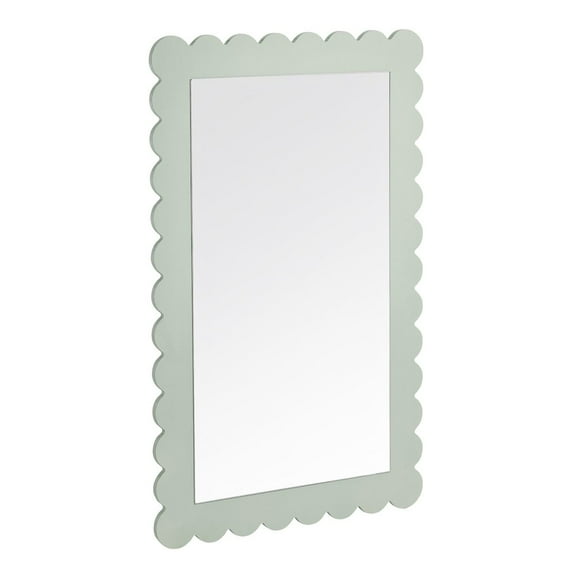 Modway Emmeline Scalloped Rectangle Wall Mirror