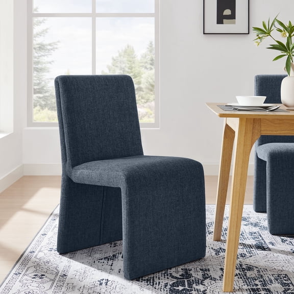 Emory Dining Side Chair in Slate Blue