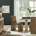 thumbnail image 1 of Emory Vegan Leather Dining Side Chair in Canyon, 1 of 9