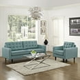 thumbnail image 1 of Modway Empress Armchair and Sofa Set of 2 in Laguna, 1 of 7