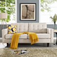 thumbnail image 1 of Modway Empress Upholstered Fabric Loveseat in Beige, 1 of 4