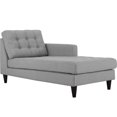 thumbnail image 1 of Modway Empress Right-Arm Upholstered Fabric Chaise, Multiple Colors, 1 of 3