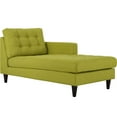 thumbnail image 1 of Modway Empress Right Facing Upholstered Chaise Lounge in Wheatgrass, 1 of 3