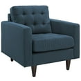 thumbnail image 1 of Modway Empress Upholstered Fabric Armchair in Azure, 1 of 5