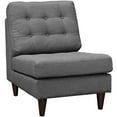 thumbnail image 1 of Modway Empress Upholstered Fabric Lounge Chair in Gray, 1 of 4