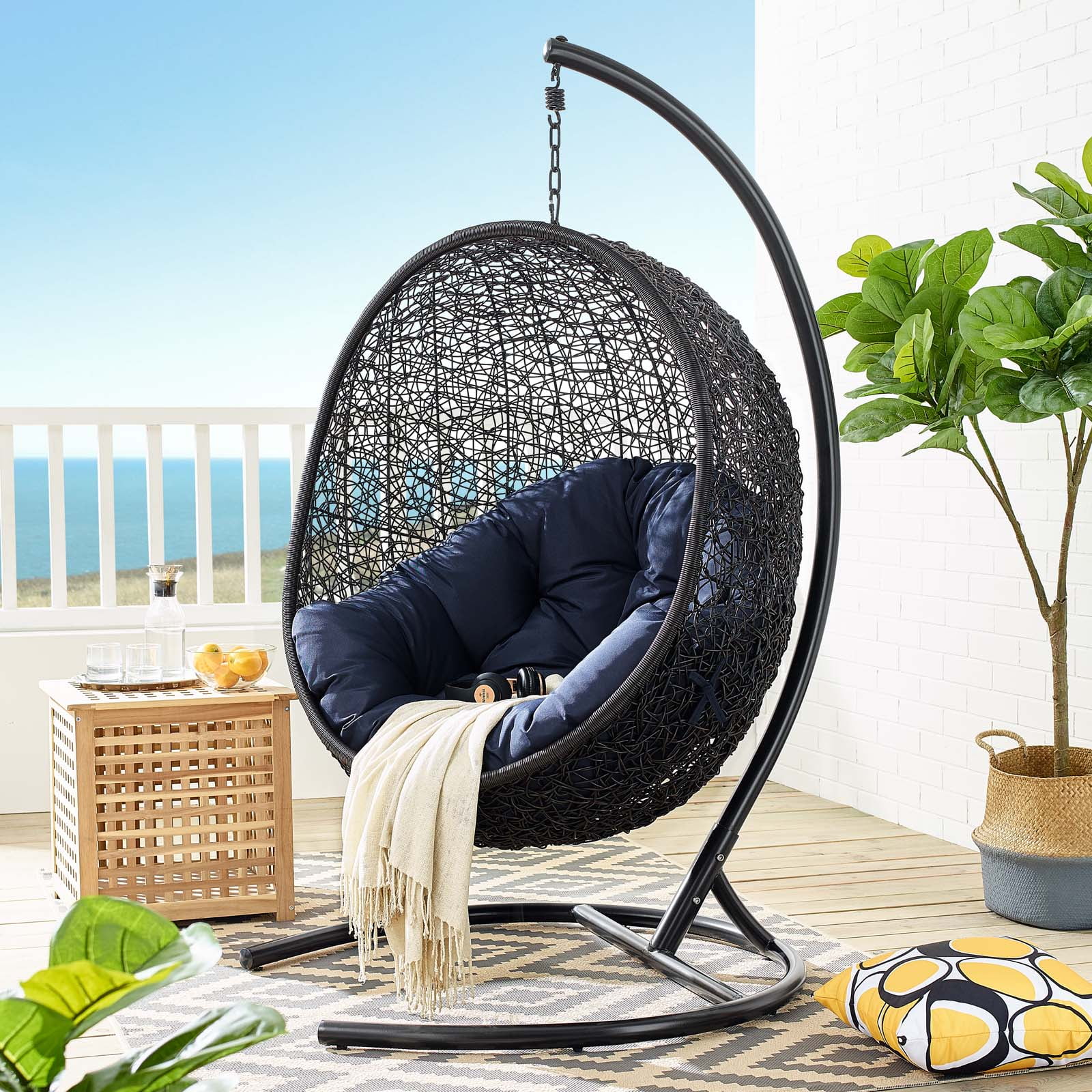 Modway teardrop swing chair new arrivals