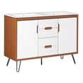 thumbnail image 1 of Modway Energize 48"Wood Double Sink Bathroom Vanity in Cherry/White, 1 of 4