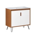 thumbnail image 1 of Modway Energize Bathroom Vanity in Cherry-White-White, 1 of 8