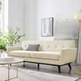 thumbnail image 1 of Modway Engage Herringbone Fabric Sofa in Beige, 1 of 8