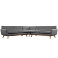 thumbnail image 1 of Modway Engage L-Shaped Upholstered Fabric Sectional Sofa in Gray, 1 of 7