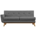 thumbnail image 1 of Modway Engage Left-Arm Upholstered Fabric and Wood Loveseat in Gray, 1 of 3