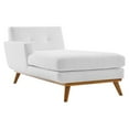 thumbnail image 1 of Modway Engage Left-Facing Upholstered Fabric Chaise in White, 1 of 7