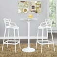 thumbnail image 1 of Modway Entangled Bar Stool Set of 2 in White, 1 of 4