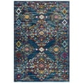 thumbnail image 1 of Modway Entourage 94.5x122" Khalida Floral Lattice Area Rug - Blue/Orange/Yellow, 1 of 8