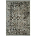 thumbnail image 1 of Modway Enye Distressed Vintage Floral Lattice 8x10 Area Rug in Brown and Silver Blue, 1 of 8