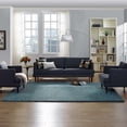 thumbnail image 1 of Modway Enyssa Solid 8x10 Shag Area Rug in Aqua Blue and Ivory, 1 of 6