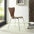 thumbnail image 1 of Modway Ernie Dining Side Chair with Chrome Legs, Multiple Colors, 1 of 5