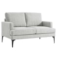 thumbnail image 1 of Evermore Upholstered Fabric Loveseat, 1 of 7