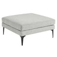 thumbnail image 1 of Modway Evermore Metal and Upholstered Fabric Ottoman in Light Gray, 1 of 7