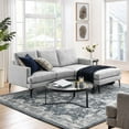 thumbnail image 1 of Modway Evermore Right-Facing Upholstered Fabric Sectional Sofa in Light Gray, 1 of 8