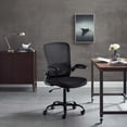 thumbnail image 1 of Modway Exceed Mesh Adjustable Swivel Computer Desk Office Chair In Black, 1 of 9