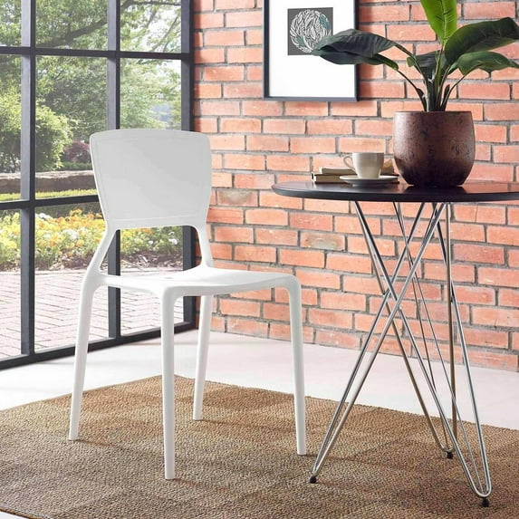 Modway Fine Dining Side Chair Fully Stackable, Multiple Colors