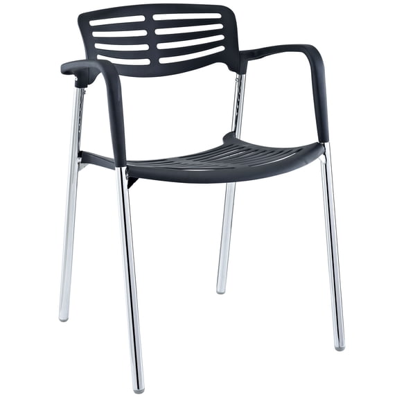 Modway Fleet Stacking Chair, Multiple Colors