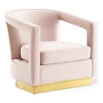 thumbnail image 1 of Modway Frolick Performance Velvet Armchair in Pink, 1 of 10