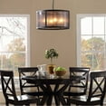 thumbnail image 1 of Modway Frost Pendant Chandelier with Adjustable Chain in Black, 1 of 5