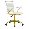 thumbnail image 1 of Modway Fuse Faux Leather Office Chair in White, 1 of 10