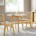 thumbnail image 1 of Modway Gallant 36" Round Wood Dining Table with Tapered Legs in Oak, 1 of 6