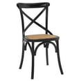 thumbnail image 1 of Modway Gear 17.5" Modern Wood Dining Side Chair in Black Finish, 1 of 10
